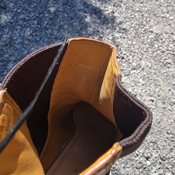 Cole Haan X Nike Tan Leather Heeled Boots - Picture 6 of 7